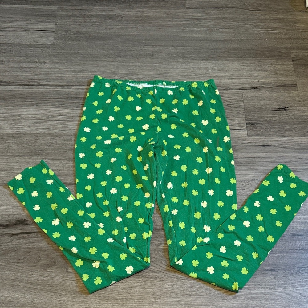 Shamrock Green Kids Leggings